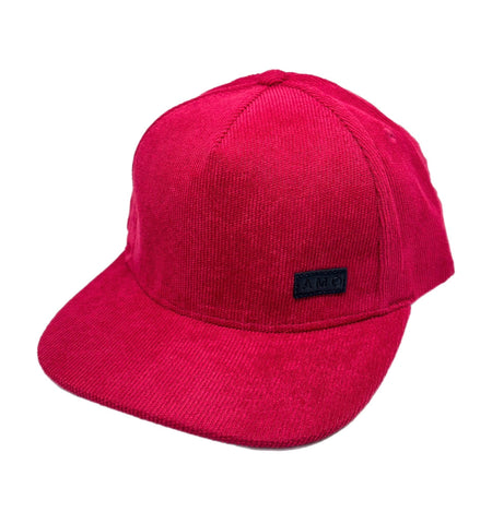 Red Corduroy Snapback