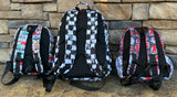 Painted Checks Full Size Backpack