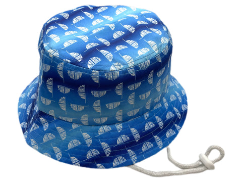 Blue/Blue Ombré Bucket Hat