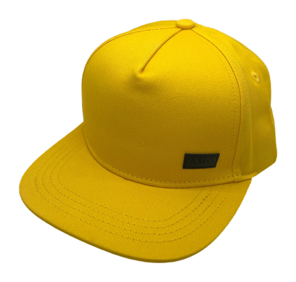 Yellow Flat Bill - OMO Striper Hat