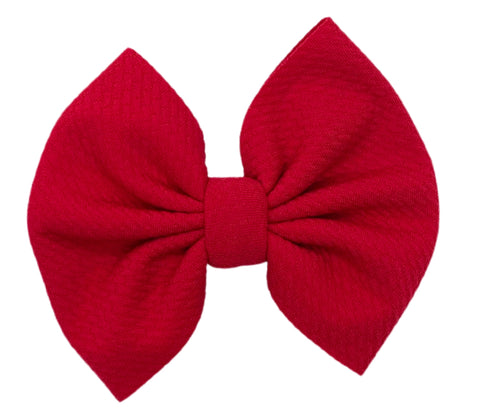 Red 5” Hair Bow